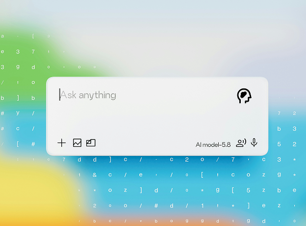 KI-Sucheingabe mit Frage-Prompt für automatisierte Auswertung im Projektcontrolling.