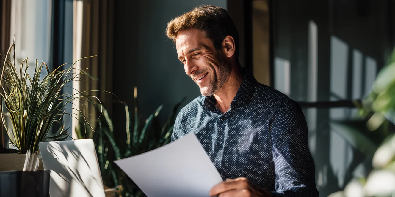 Woman listening with headphones