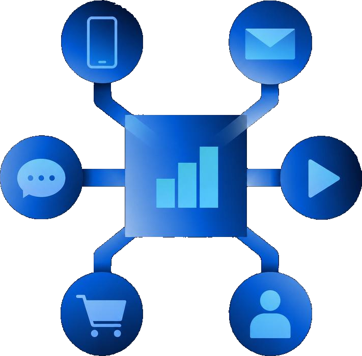 Payment channels connected to one central hub