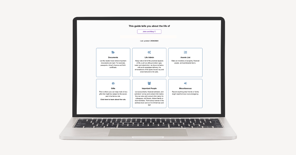 A computer displays the PodVault screen
