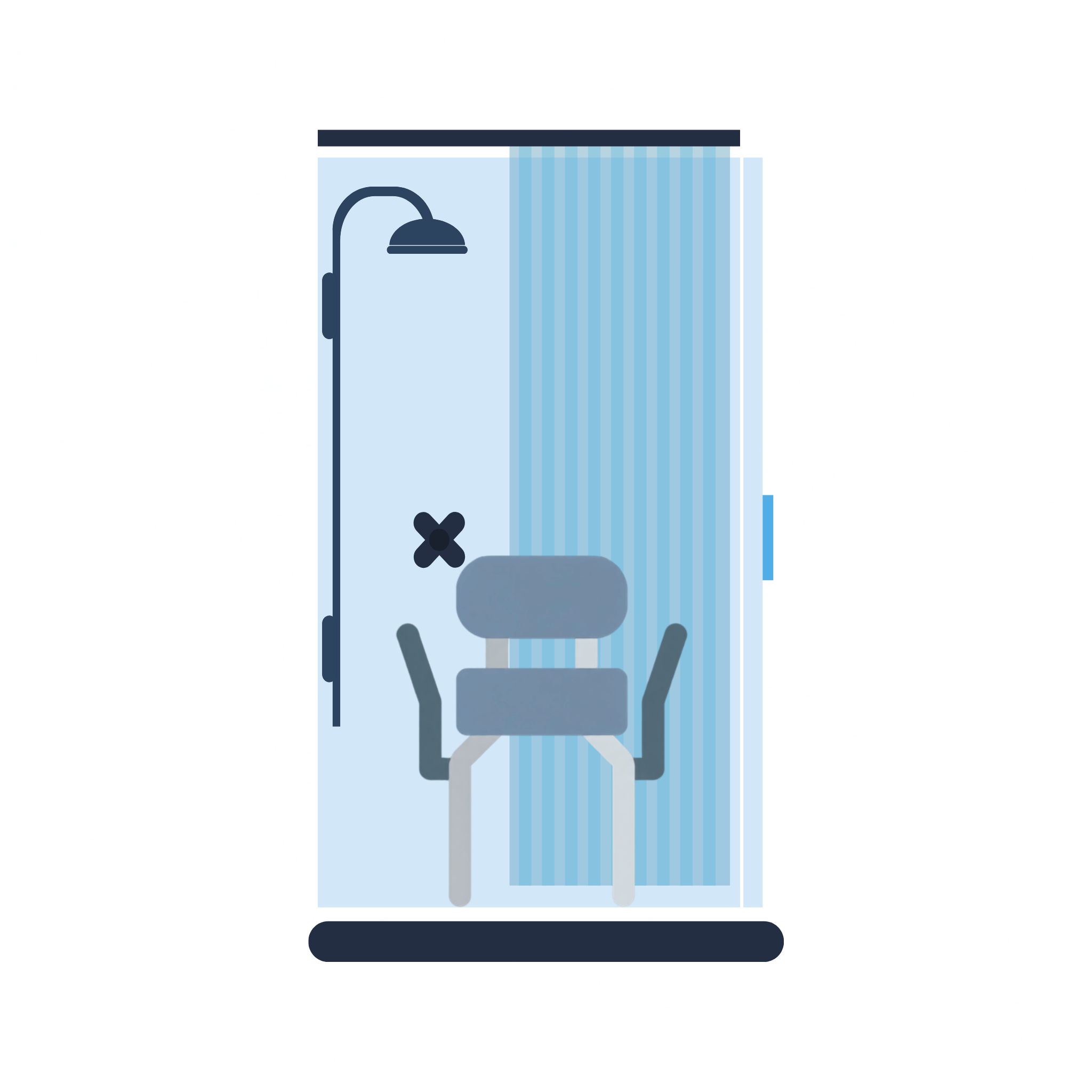 Extra-Wide Shower Chair