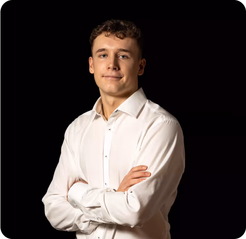 Porträt von Daniel Scheck, verantwortlich für Lieferung und Aufbau bei reLounge.