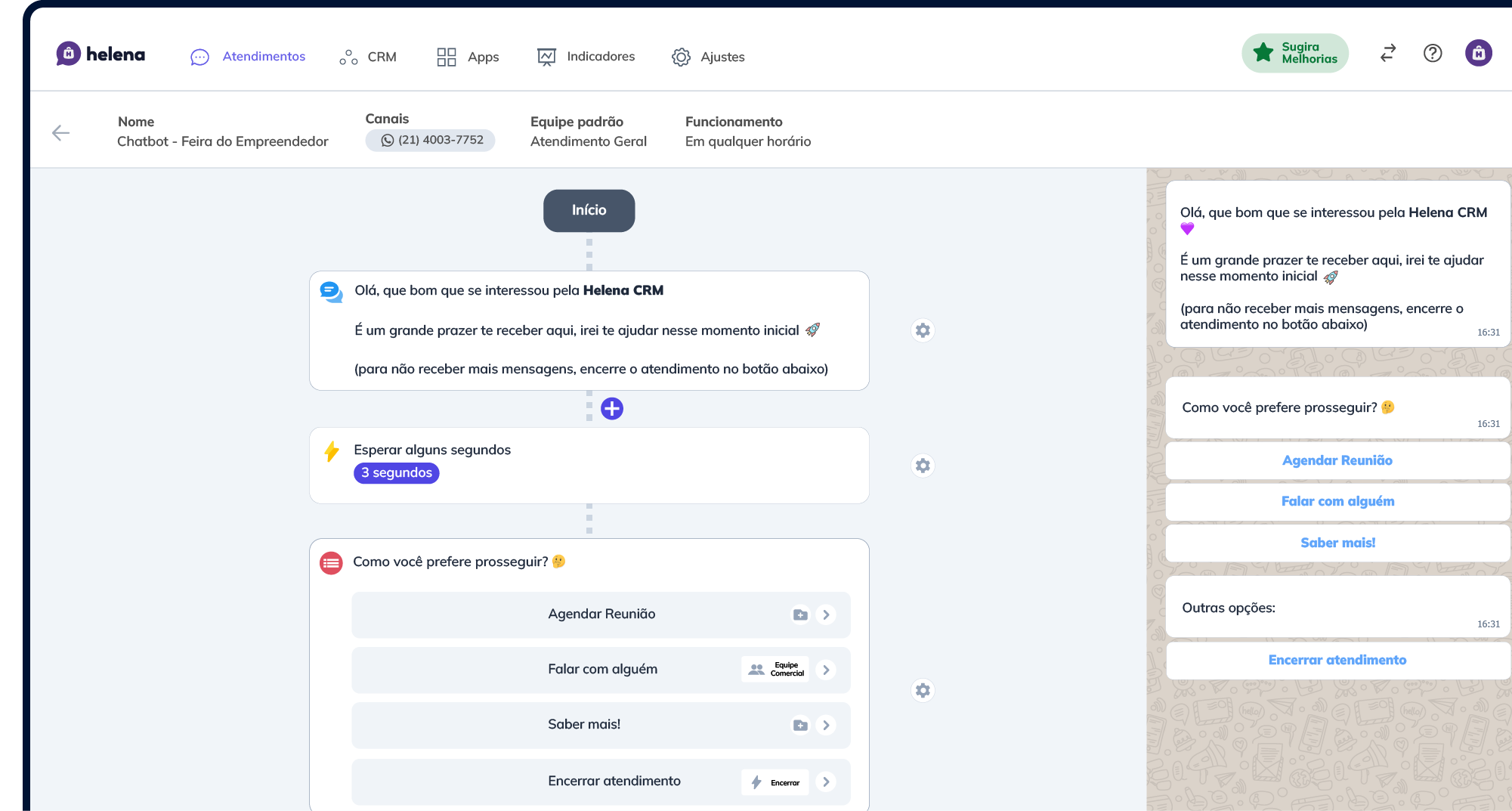 Chatbot Helena Mobile