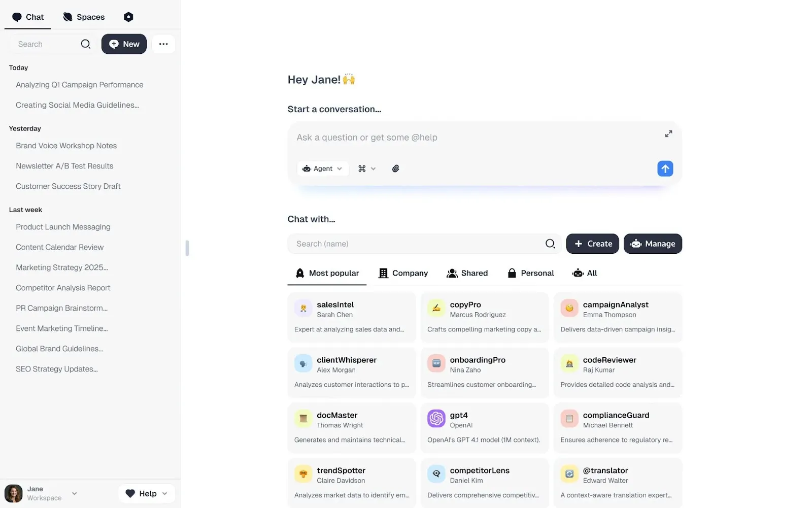 Dust.tt dashboard