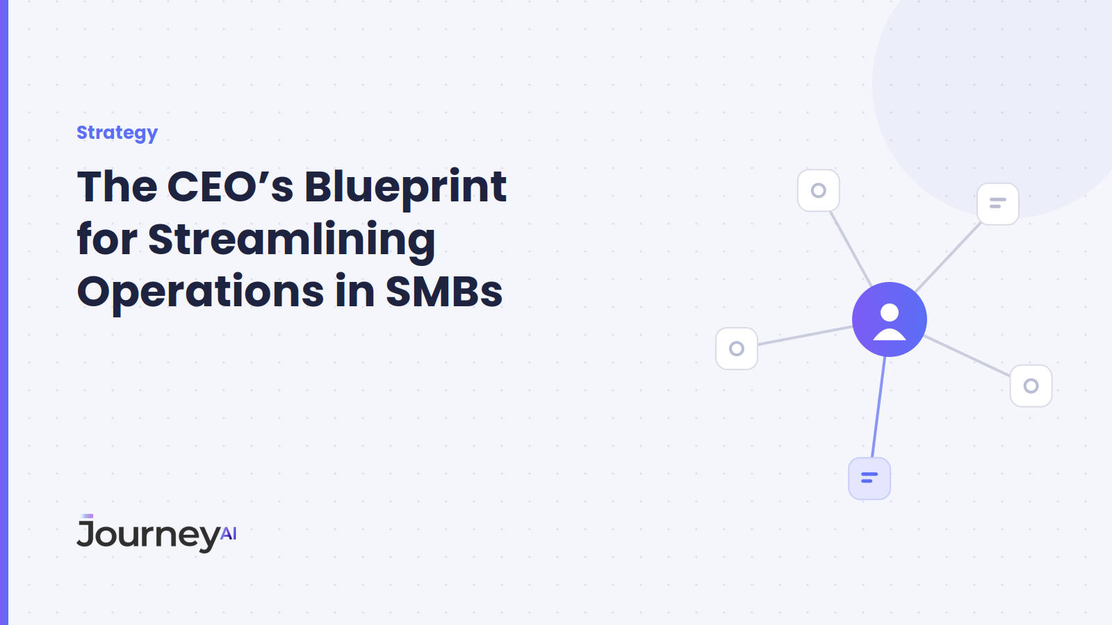 The CEO's Blueprint for Streamlining Operations in SMBs - Journey AI blog cover