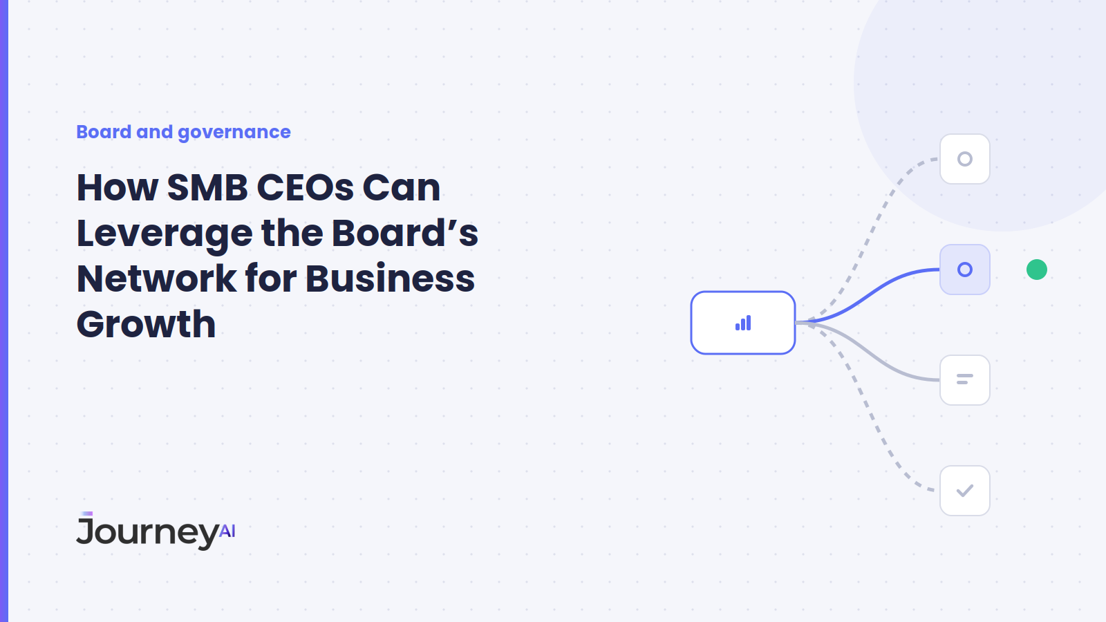 How SMB CEOs Can Leverage the Board's Network for Business Growth - Journey AI blog cover