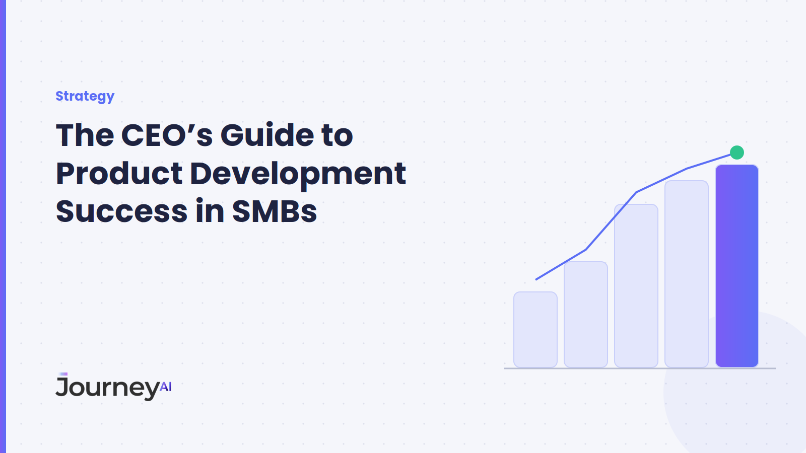 The CEO's Guide to Product Development Success in SMBs - Journey AI blog cover