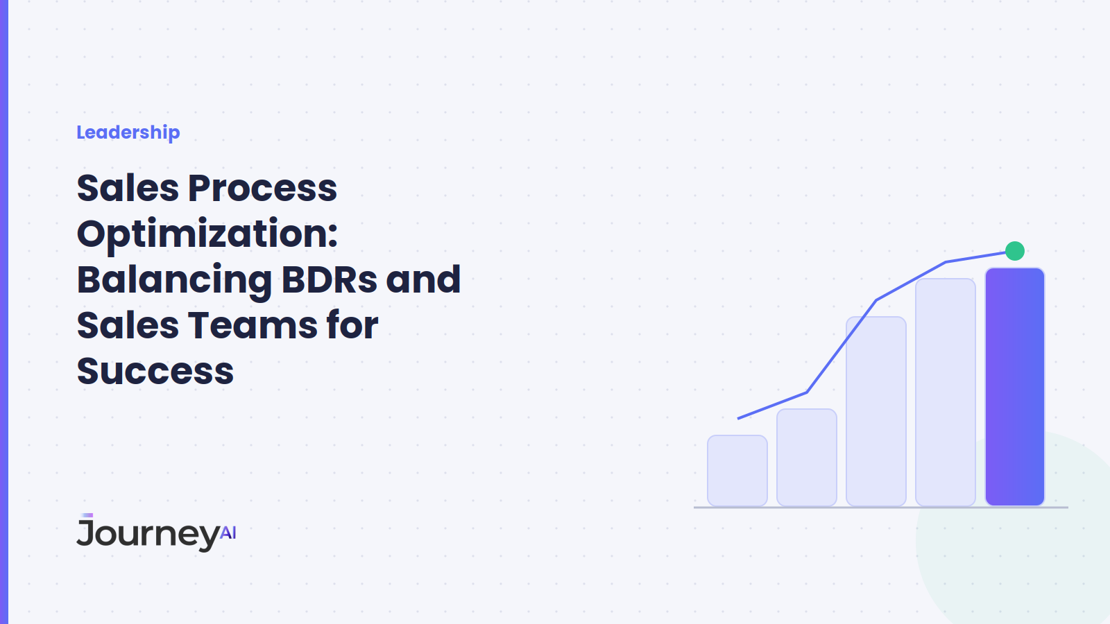 Sales Process Optimization: Balancing BDRs and Sales Teams for Success - Journey AI blog cover