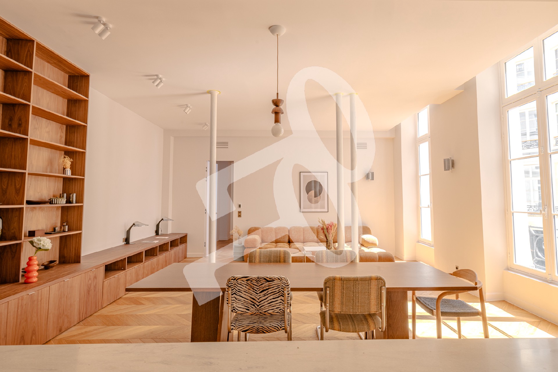 Somptueux 4 pièces de réception, 3 chambres — 167 m² Carrez, Paris 1er