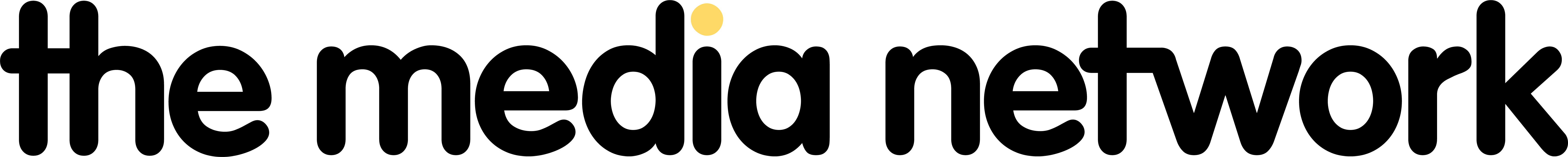 The Media Network Logo Black