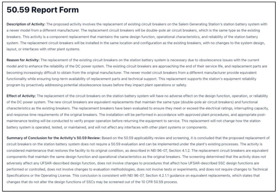 Gordian guides the user through a 50.59 screening and evaluation—you have full control over the outcome and don’t click print till you agree. / Source: Everstar (EZ Newswire)