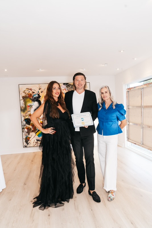 Philippe Hoerle-Guggenheim, Kristi Noel Hoerle-Guggenheim and Paula Hornbuckle-Arnold / Source: The Sphere Gallery (EZ Newswire)