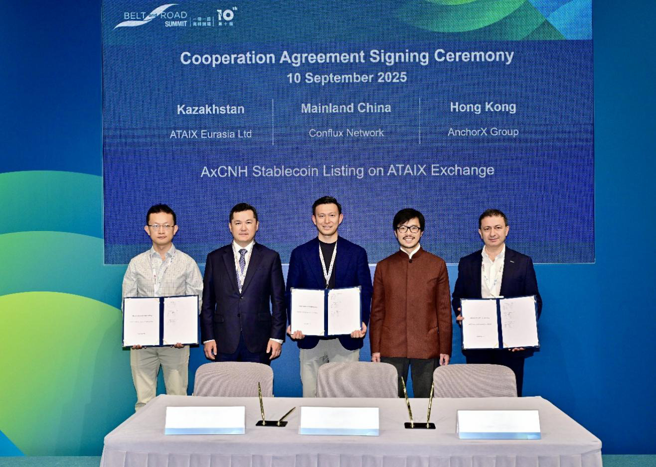 AxCNH: World's First Licensed Offshore Chinese Yuan-Pegged Stablecoin Debuts at the 10th Belt and Road Summit / Source: AnchorX Limited  (EZ Newswire)