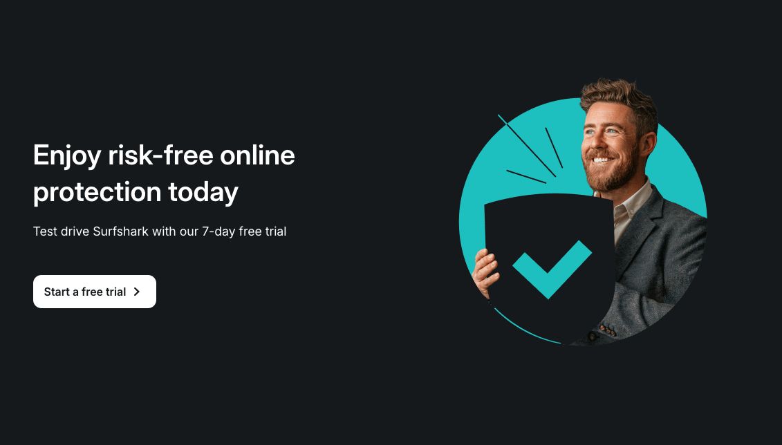 Surfshark (7-day trial with full access) / Source: SafePaper (EZ Newswire)