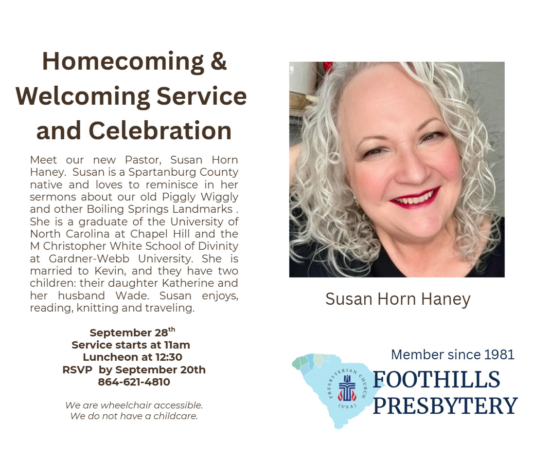 Source: Unity Presbyterian Church (EZ Newswire)