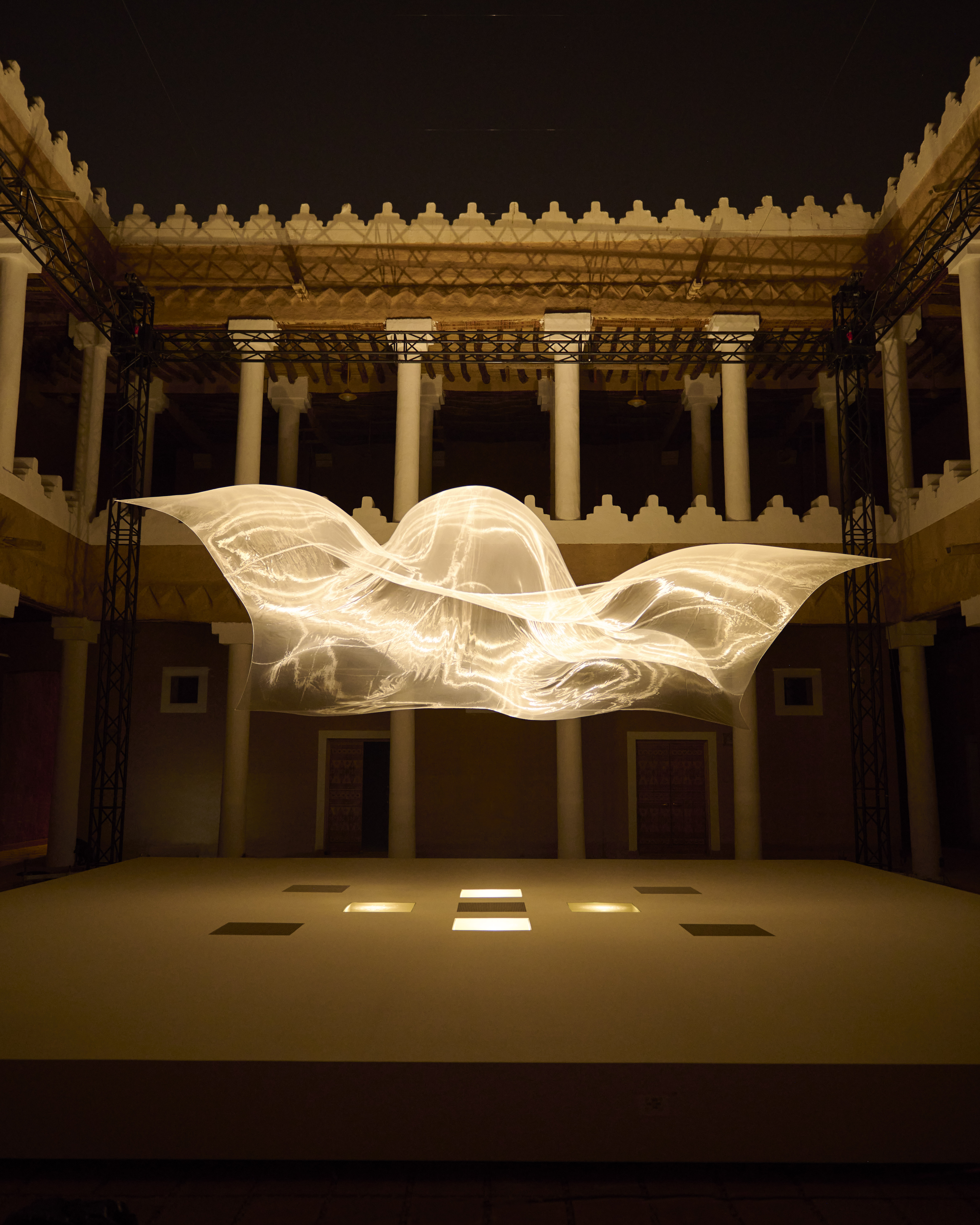 Shinji Ohmaki, "Liminal Air Space-Time" / Source: Noor Riyadh (EZ Newswire)