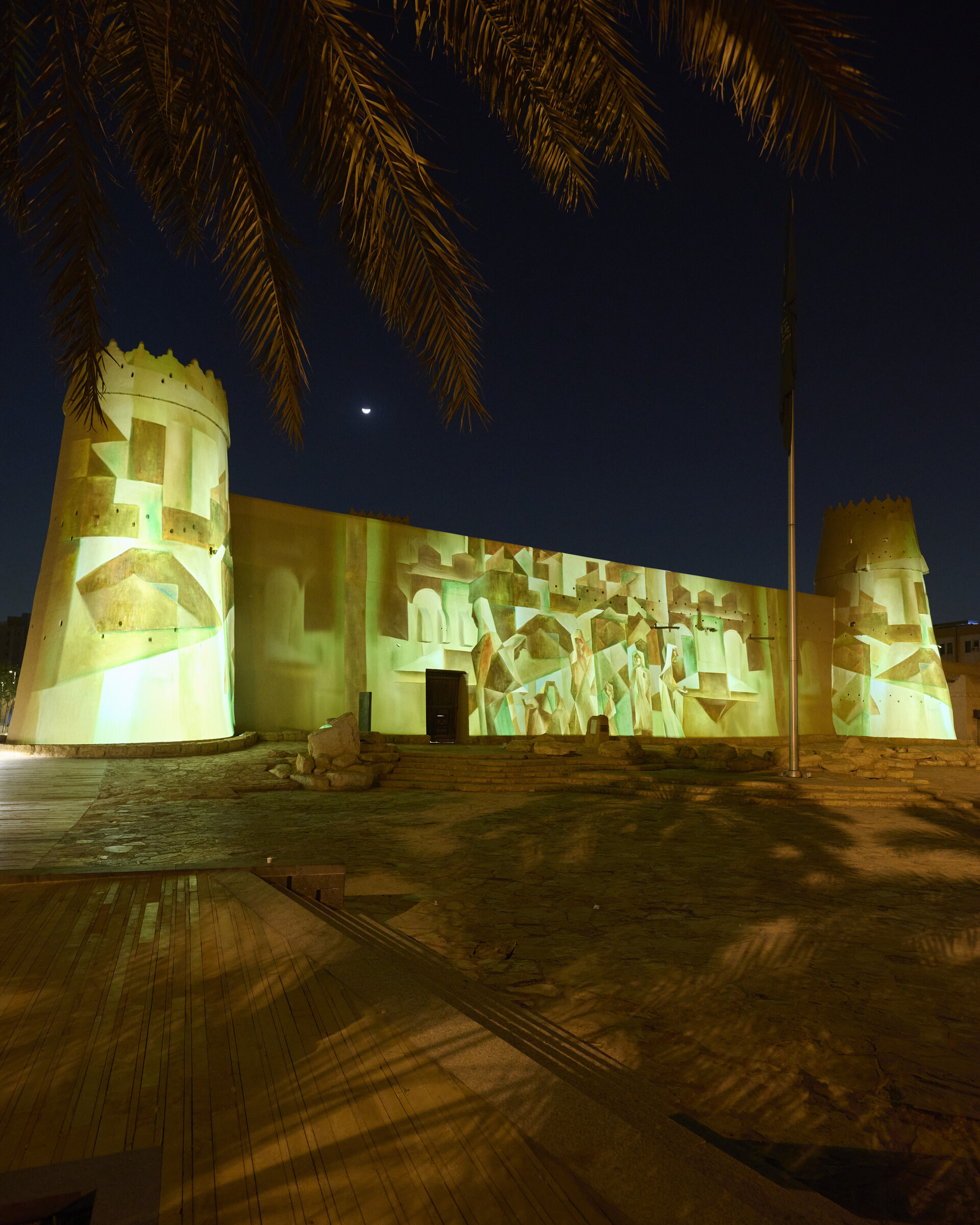 Abdulrahman Al-Soliman, "Place of History's Inscription" / Source: Noor Riyadh (EZ Newswire)