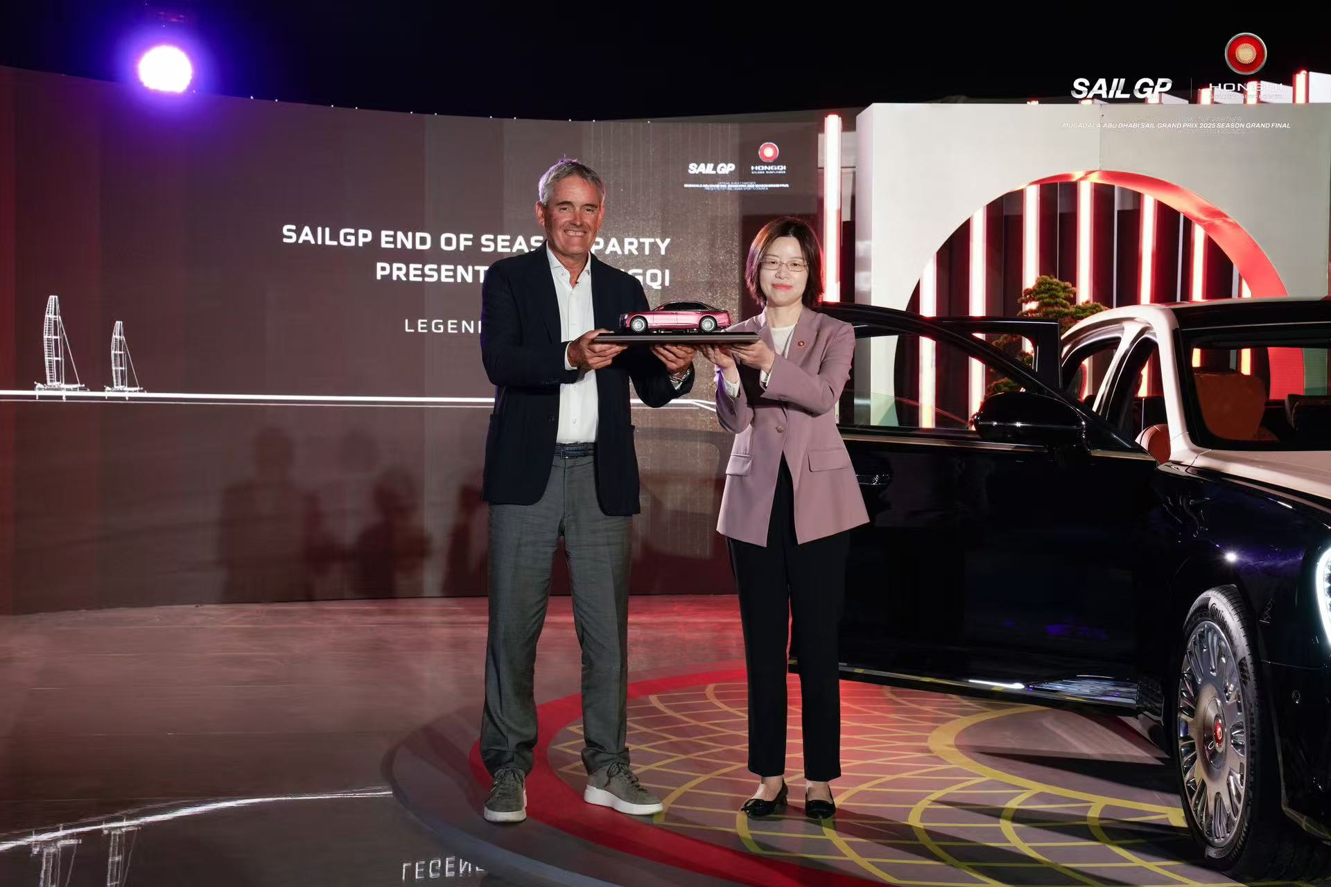 Master the Storm. Celebrate the Legend: Hongqi Golden Sunflower Guoya Honoured as SailGP Trophy Partner, Launches Middle East Pre-Sales / Source: Hongqi (EZ Newswire)