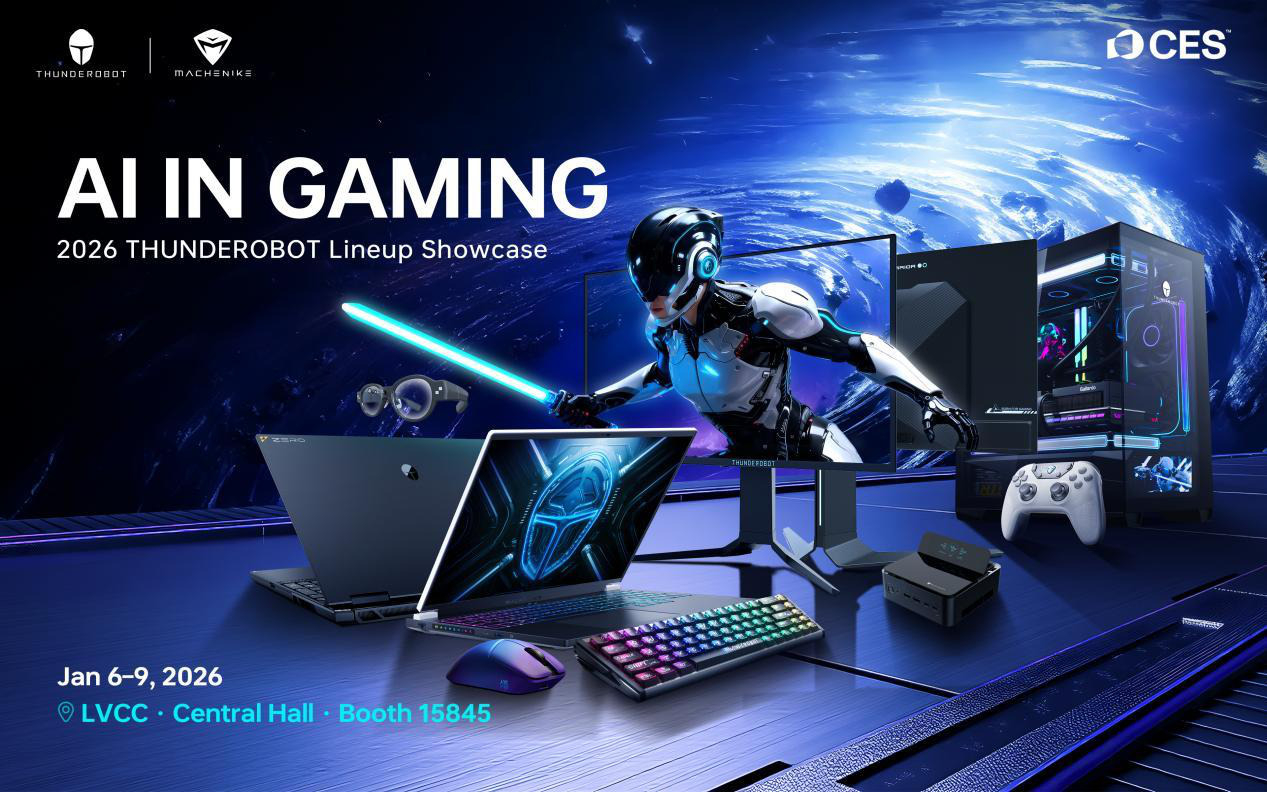 THUNDEROBOT to Debut at CES 2026: Flagship Ultra-Light Gaming Laptop ZERO Air Takes Center Stage / Source: THUNDEROBOT (EZ Newswire)