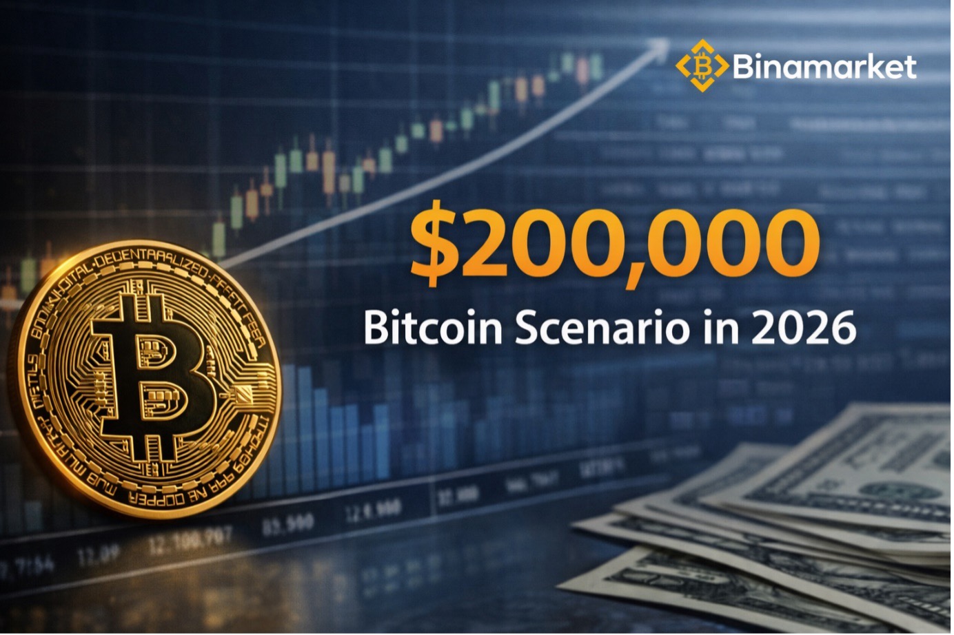 Binamarket Data Shows Rising Support for $200,000 Bitcoin Scenario in 2026 / Source: Binamarket (EZ Newswire)