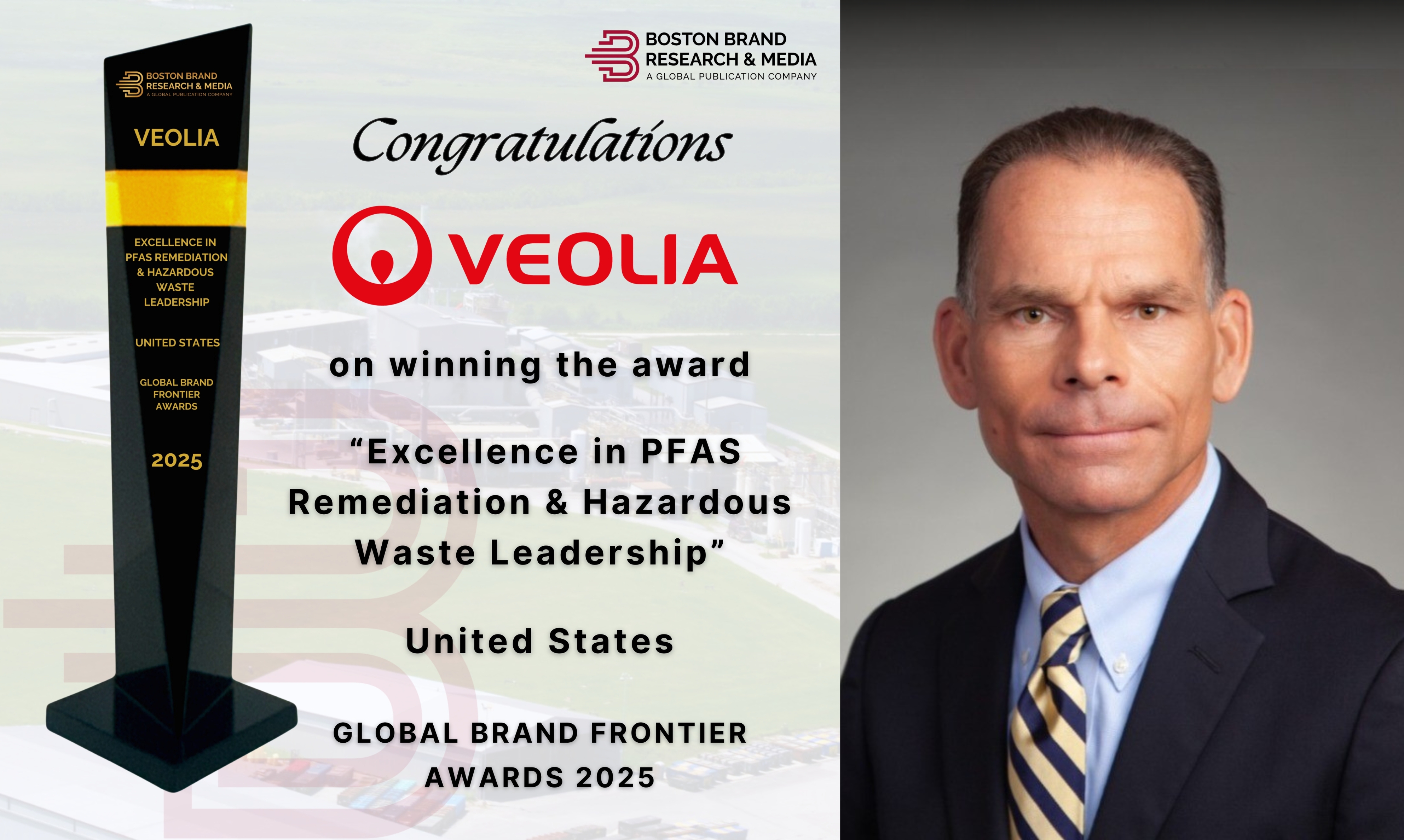 Bob Cappadona, President and Chief Executive Officer of Veolia / Source: Boston Brand Research & Media (EZ Newswire)