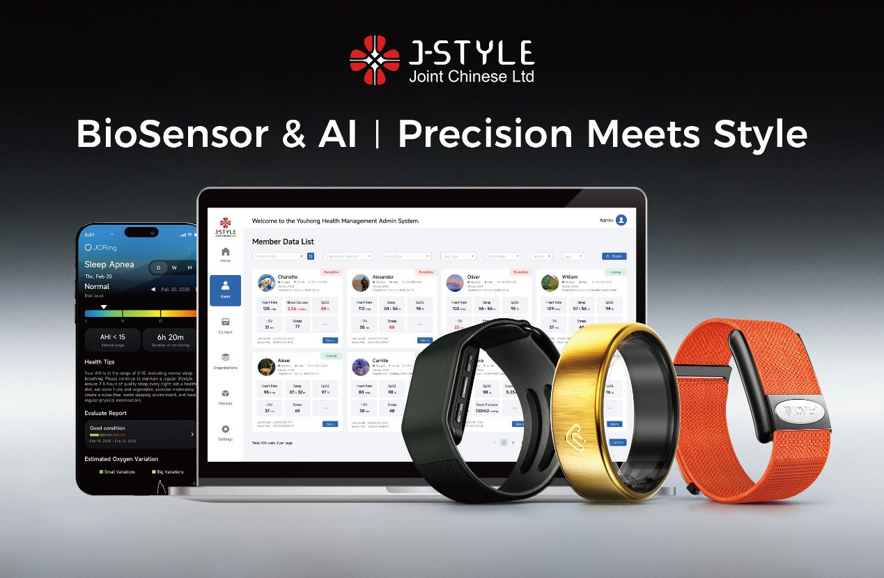 CES 2026 Spotlight: J-Style Showcases Smart Wearables and AI Remote Health Management Solutions / Source: Joint Chinese (EZ Newswire)