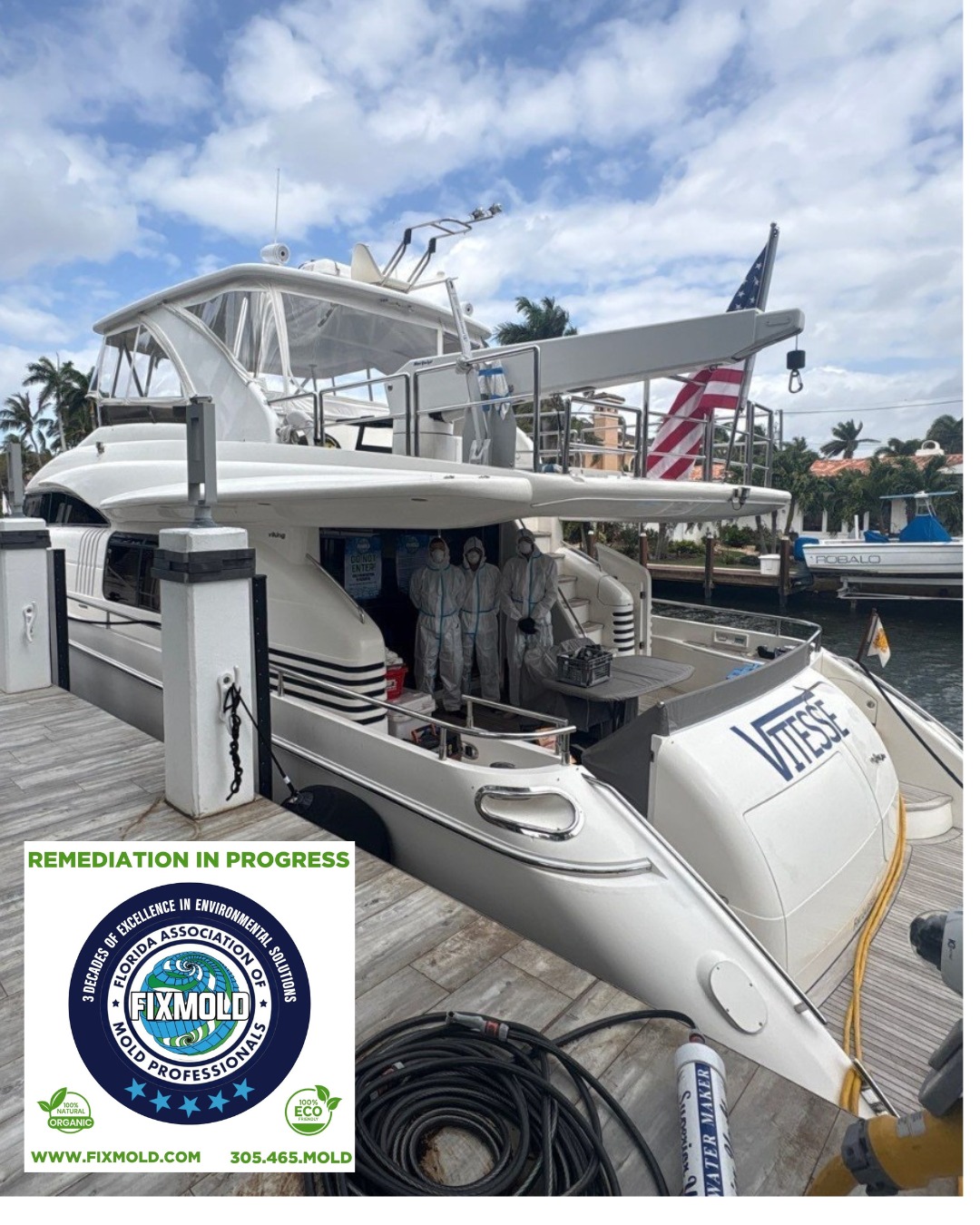 Boats and yachts mold remediation services / Source: Fix Mold Miami (EZ Newswire)