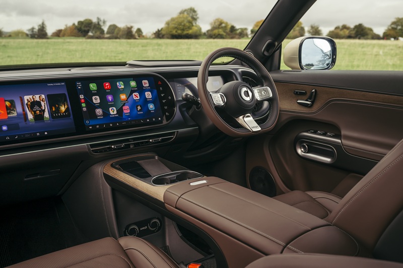 An intuitive digital ecosystem is the centerpiece of the smart #5's spacious interior / Source: smart (EZ Newswire)