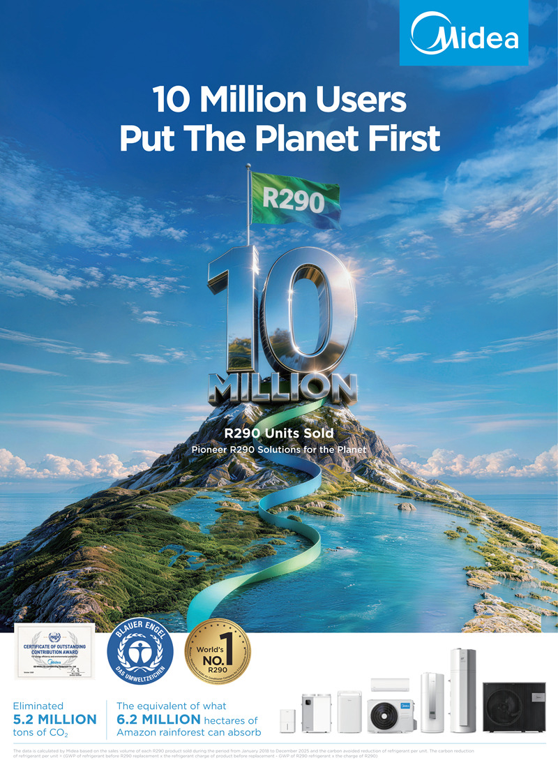 Midea Surpasses 10 Million R290 Unit Sales, Leading the Way for the Transition to Natural Refrigerants / Source: Midea (EZ Newswire)