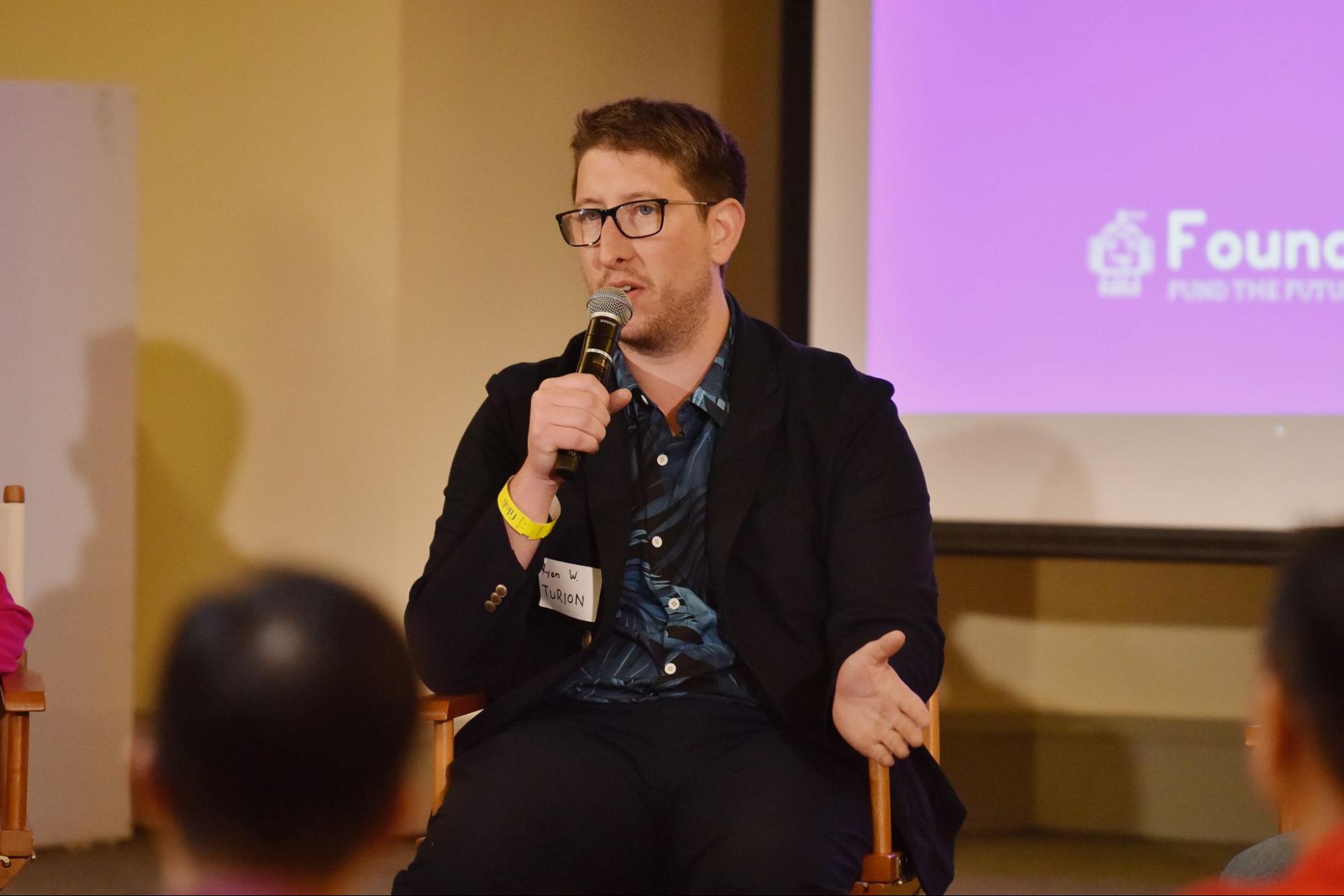 Turion CEO Ryan Westerdahl speaking at FoundersX Ventures AGM 2026. / Source: Turion Space  (EZ Newswire)