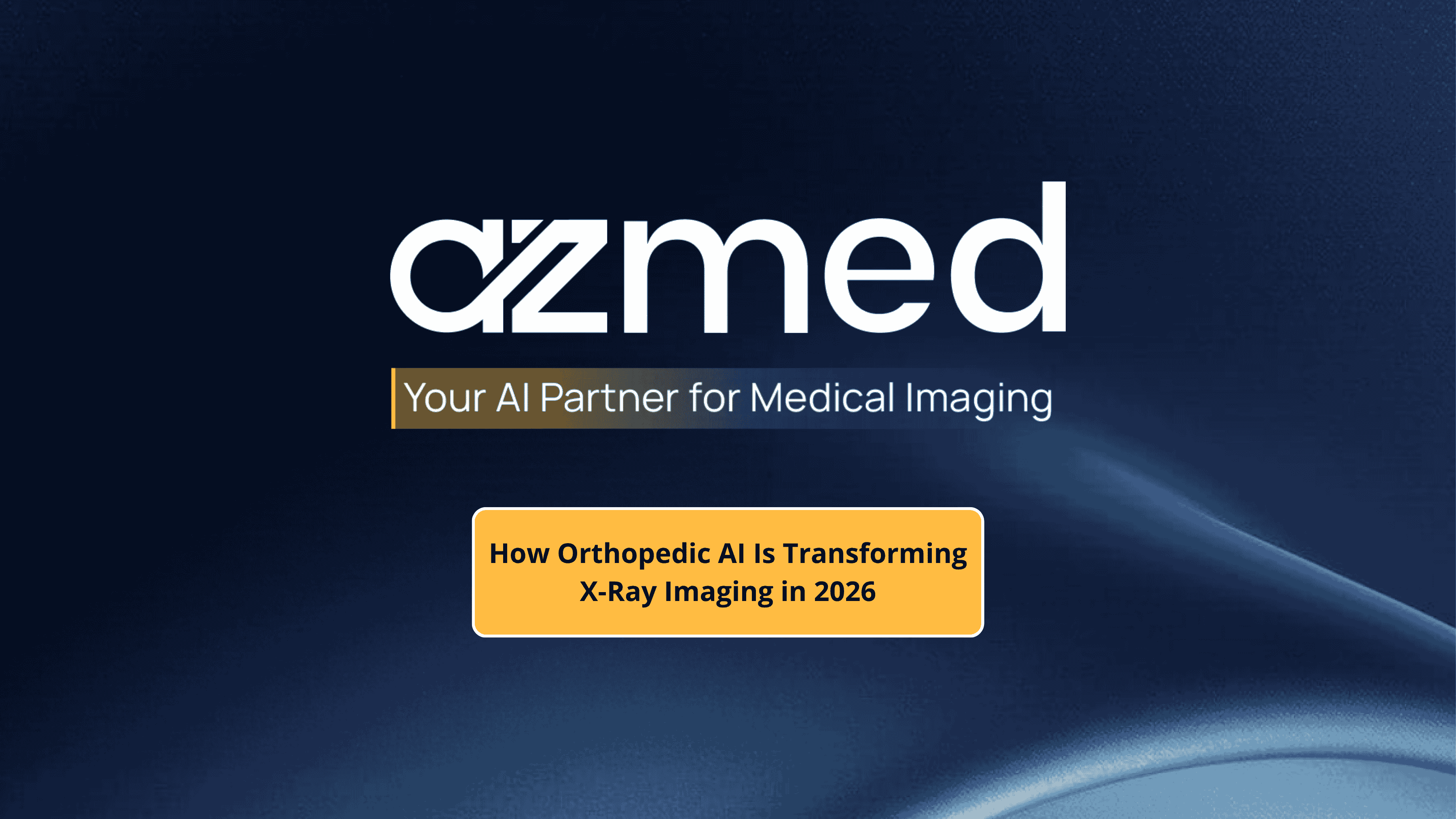 Orthopedic AI in X-ray Imaging (2026)