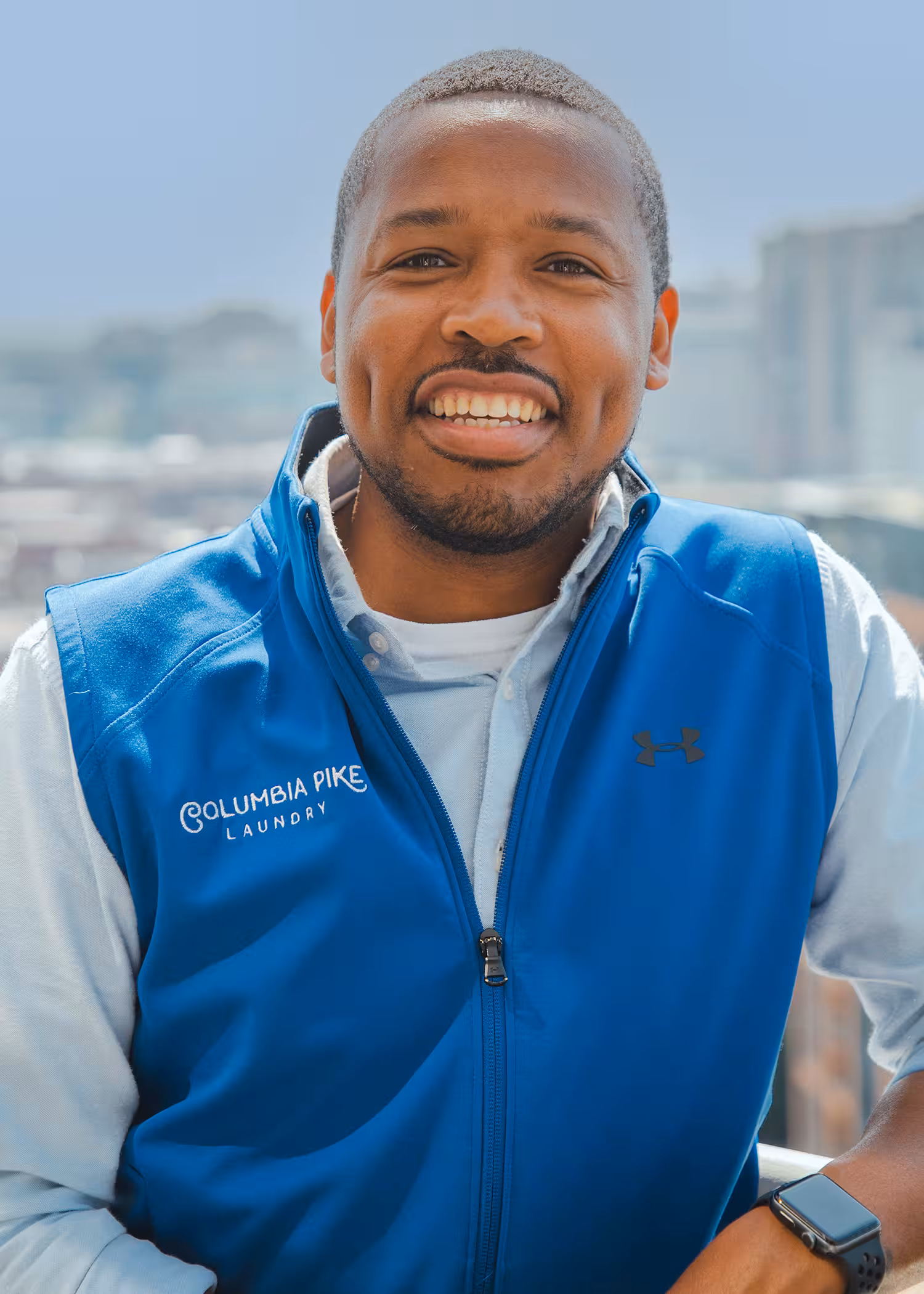 Daniel Logan the Chief Laundry Officer of Columbia Pike Laundry