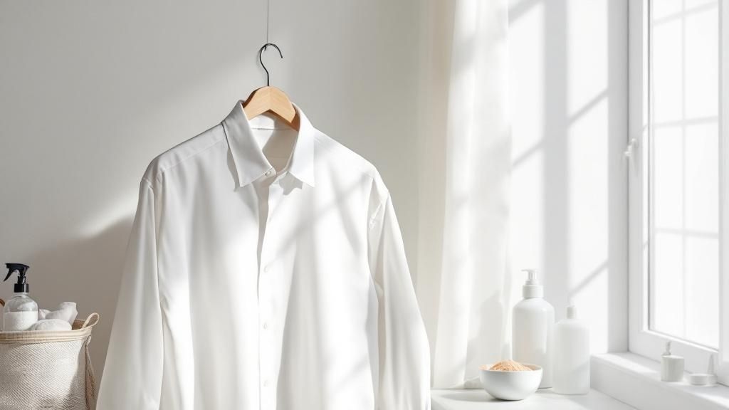 How to Clean White Dress Shirt and Keep It Bright