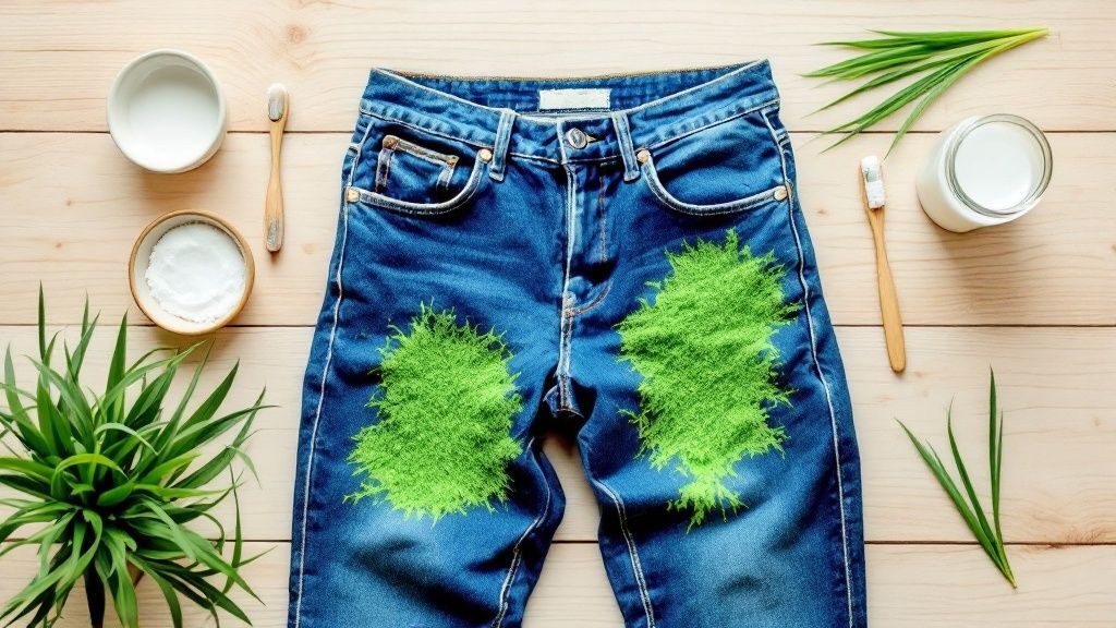 How to Get Grass Stains Out of Blue Jeans Quickly and Safely