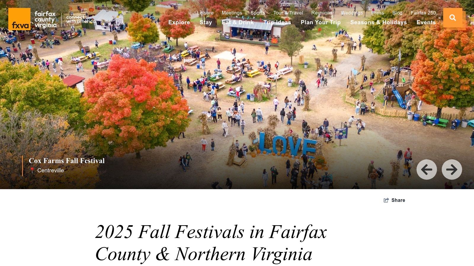 Visit Fairfax (FXVA)