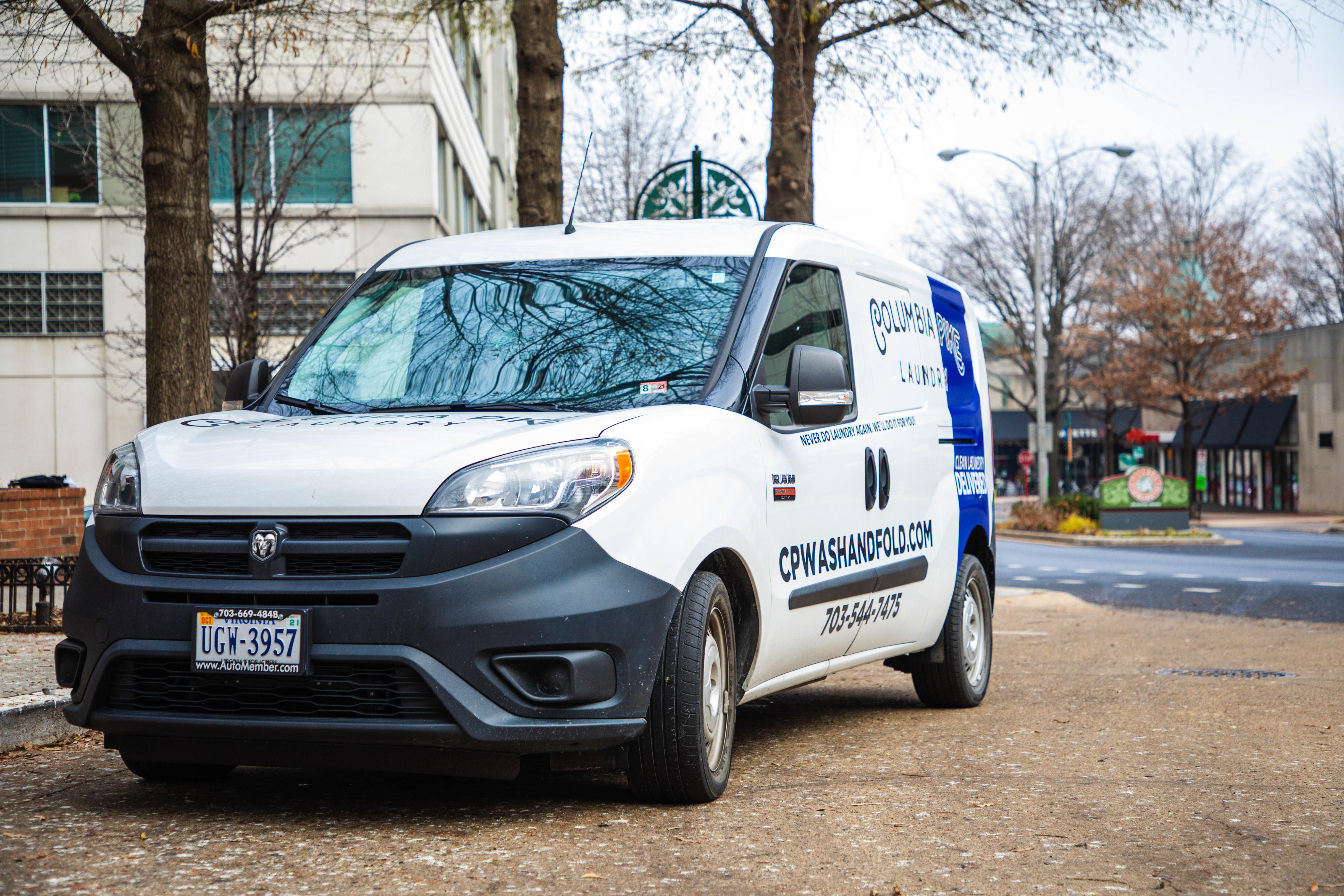 Columbia Pike Laundry delivery van