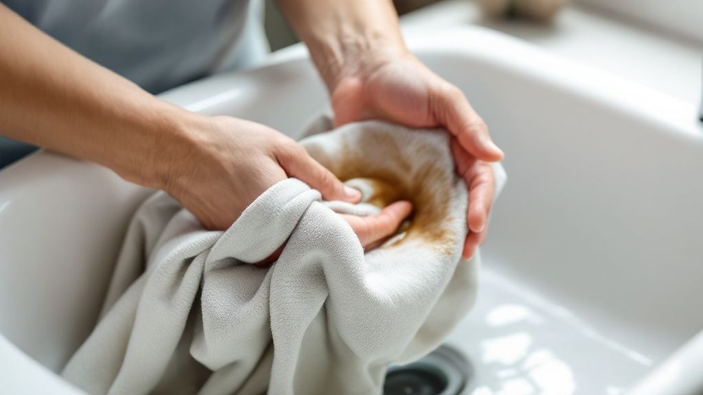 Different types of fabrics like cotton, silk, and wool laid out next to each other
