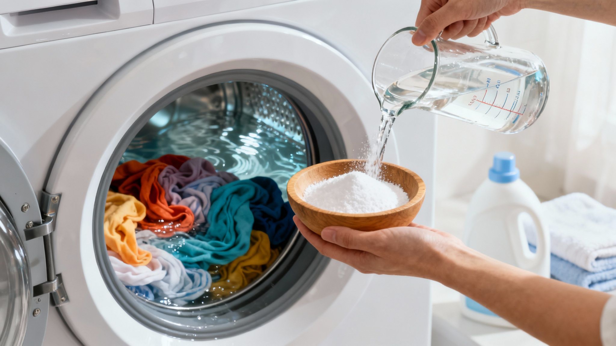 Washing Clothes with Baking Soda and Vinegar Guide