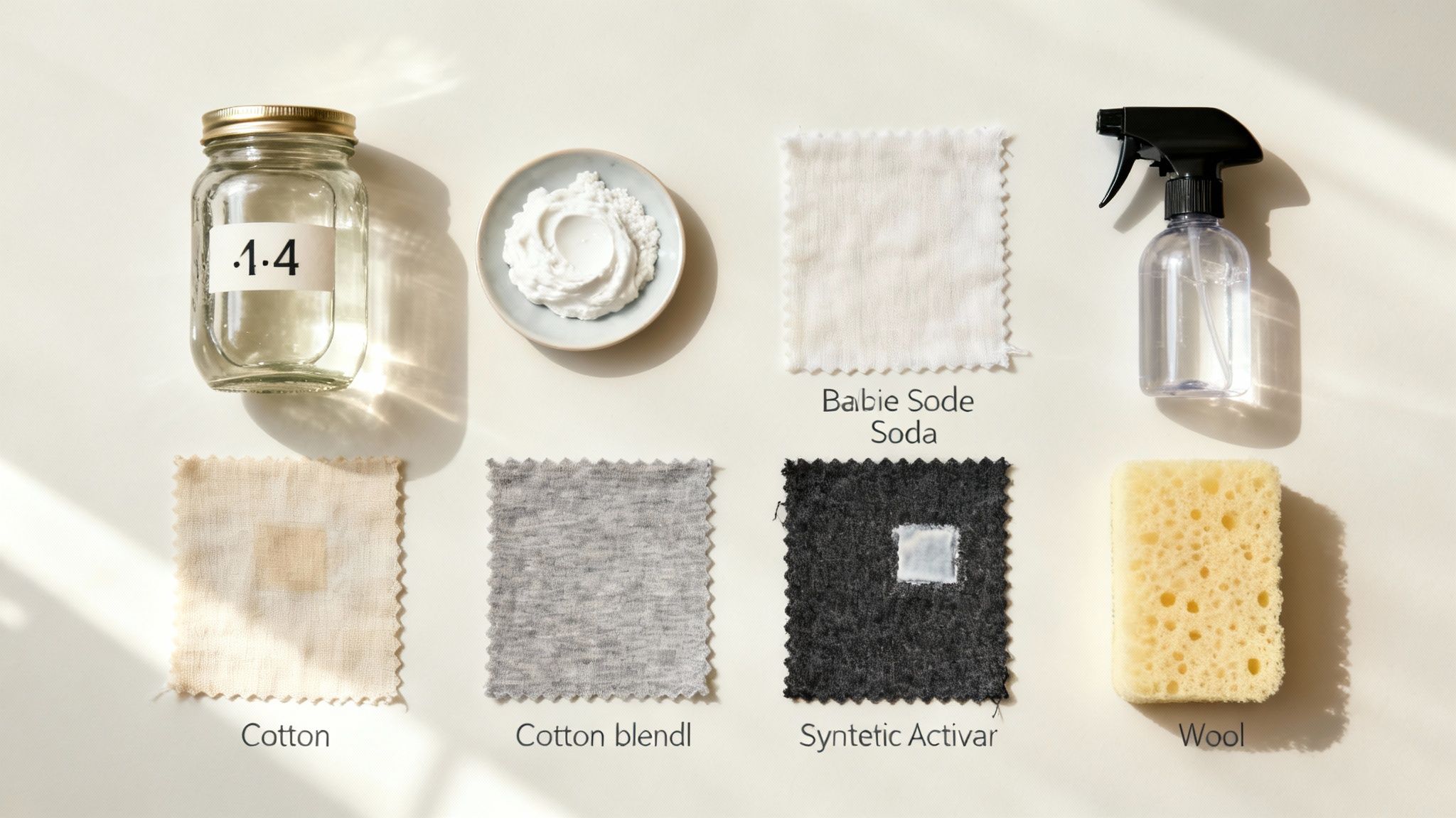 Variety of fabrics pre-treated