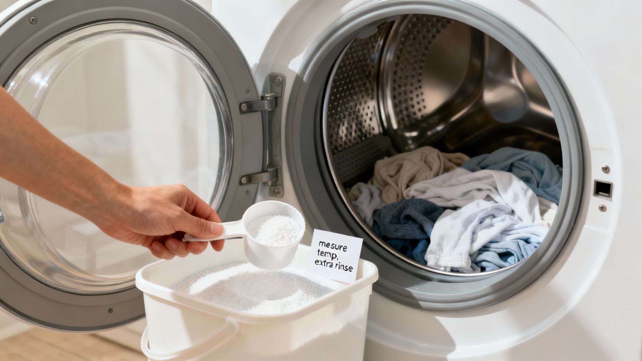 Routine laundry setup