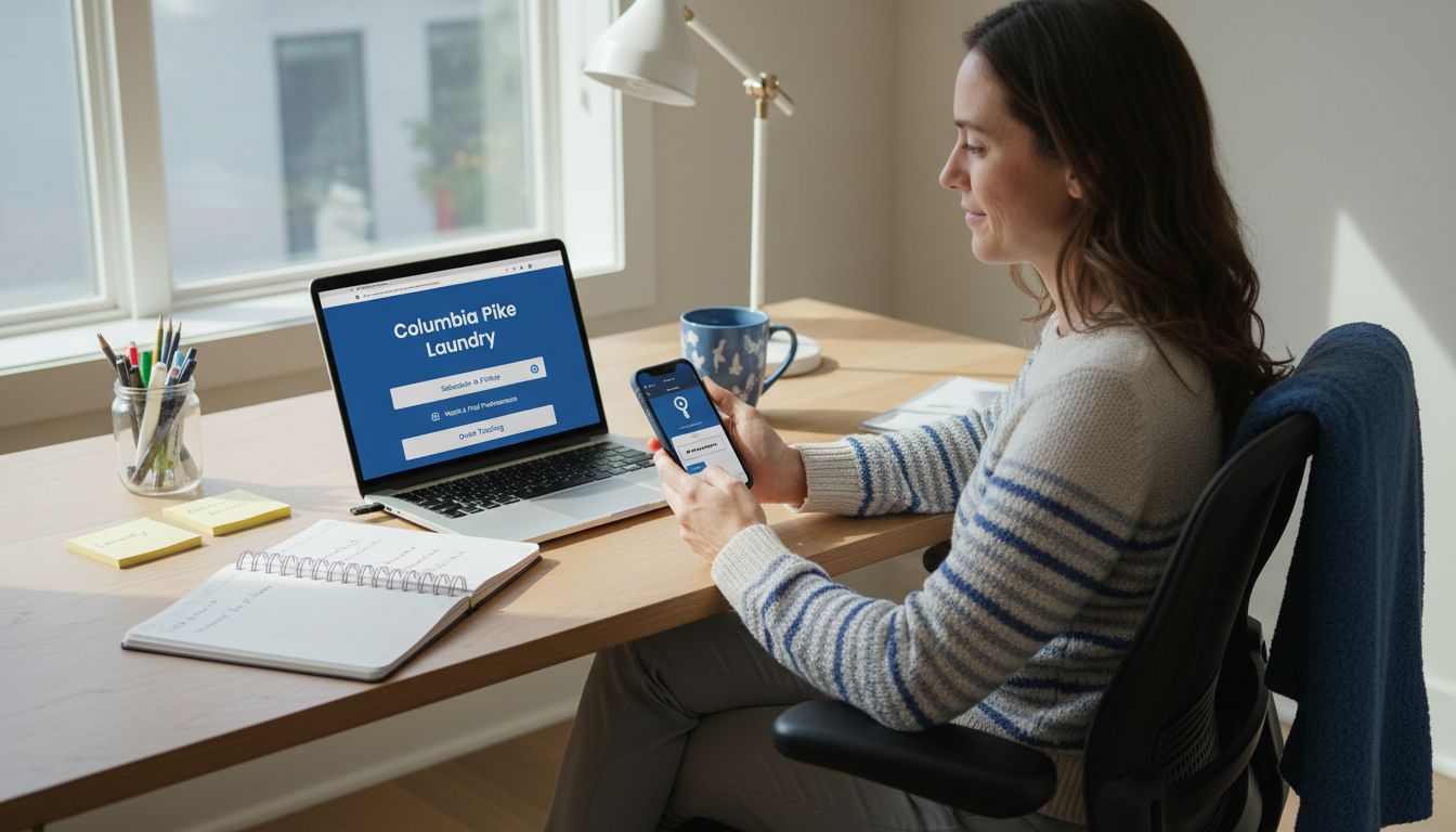 online laundry scheduling