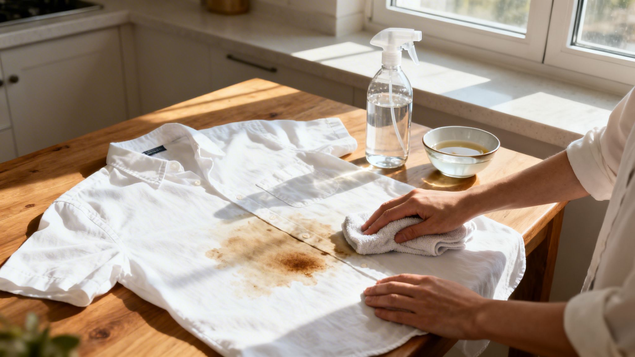 Coffee Stain Vinegar: Quick Fixes to Remove Stains