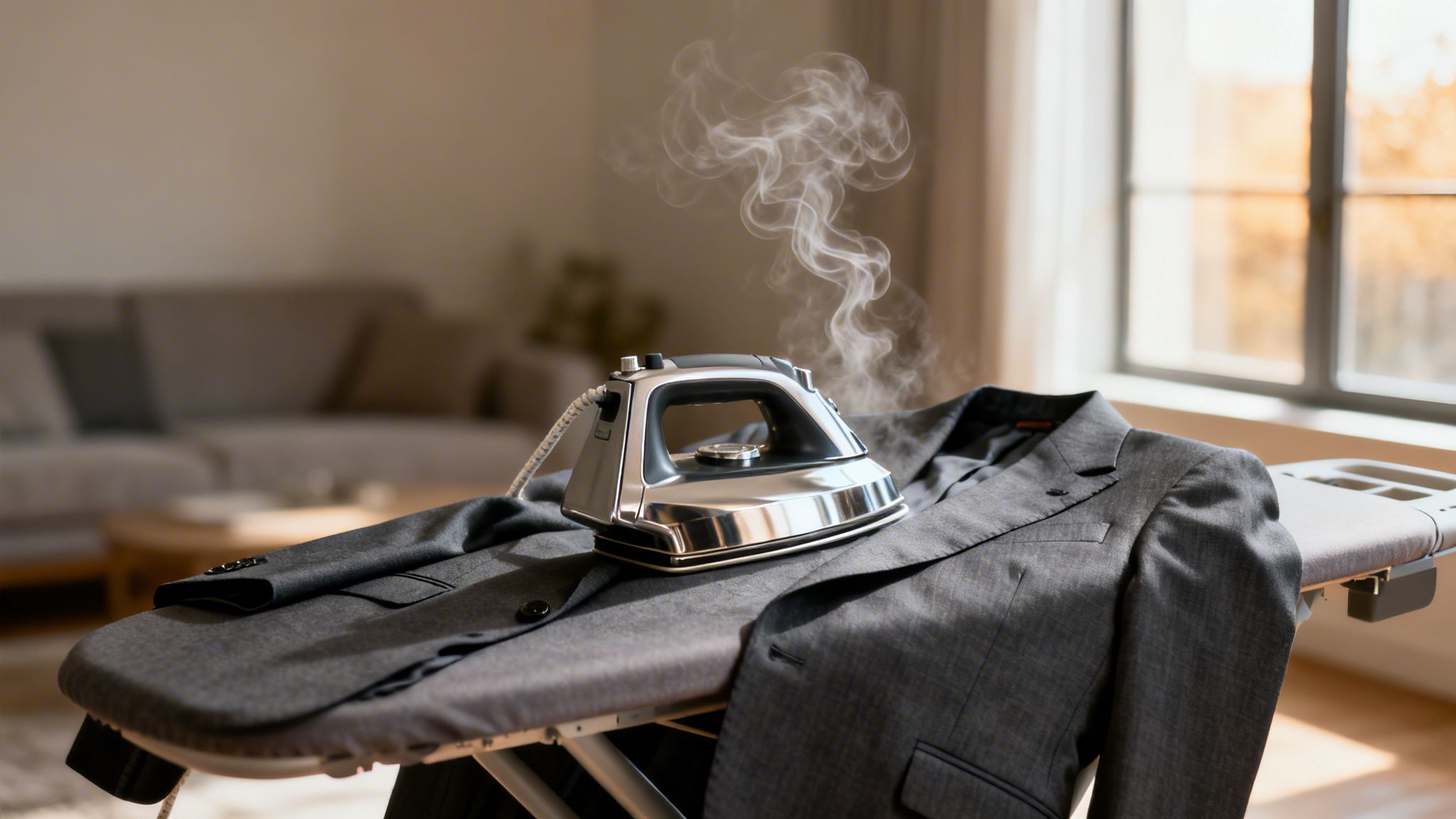 How to Iron a Suit Perfectly at Home