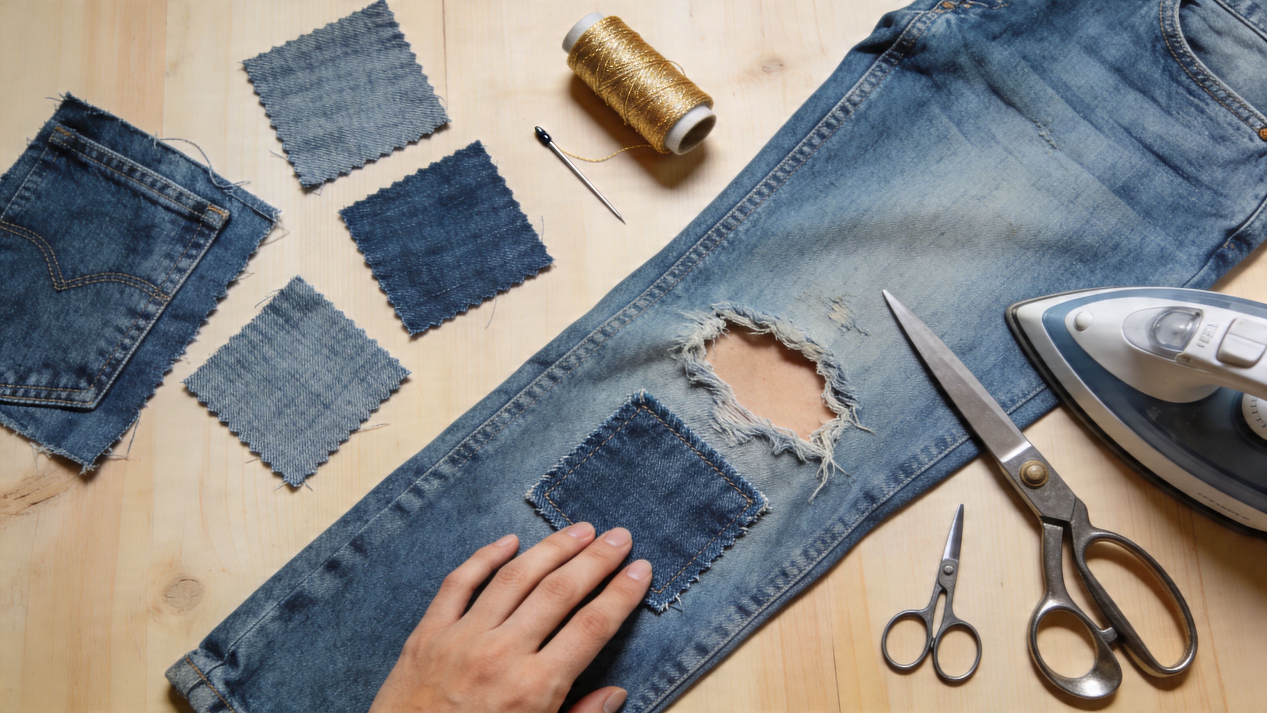 How to Patch Knee Jeans: A DIY Repair & Care Guide