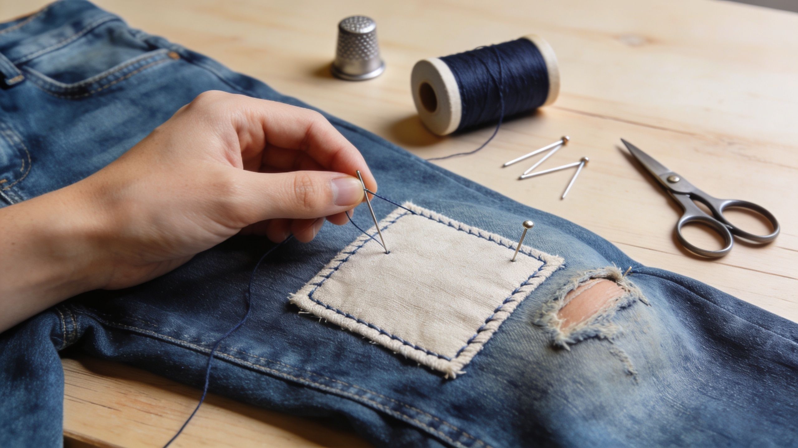 Sewing a Patch on Jeans: A Practical Guide