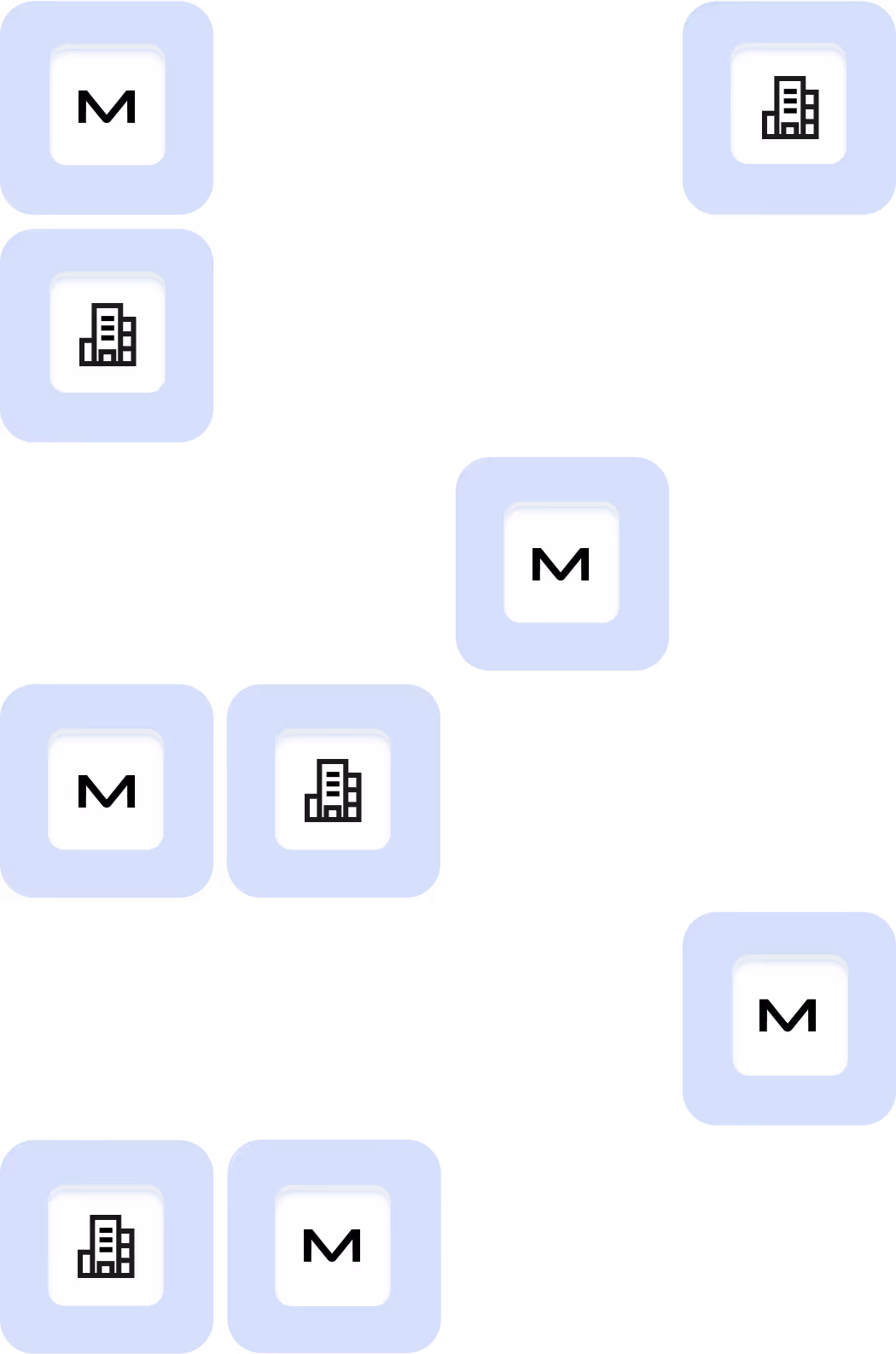 a grid of logo of PMS tools