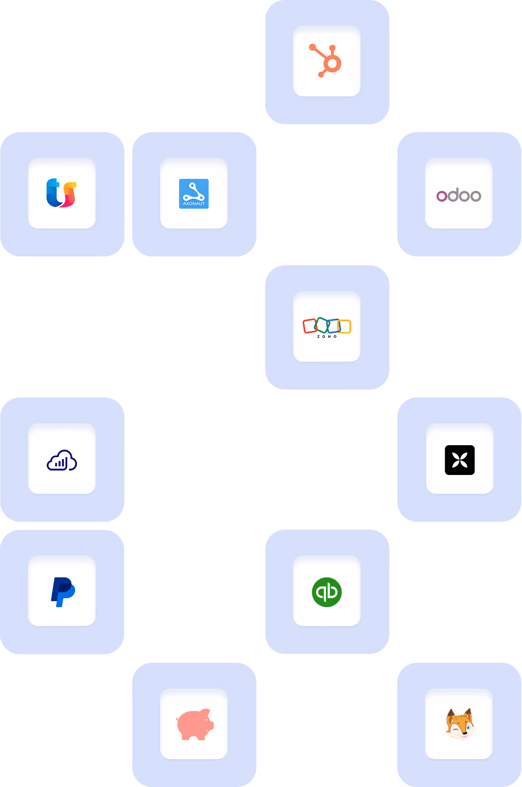 a grid of logo of Invoicing tools