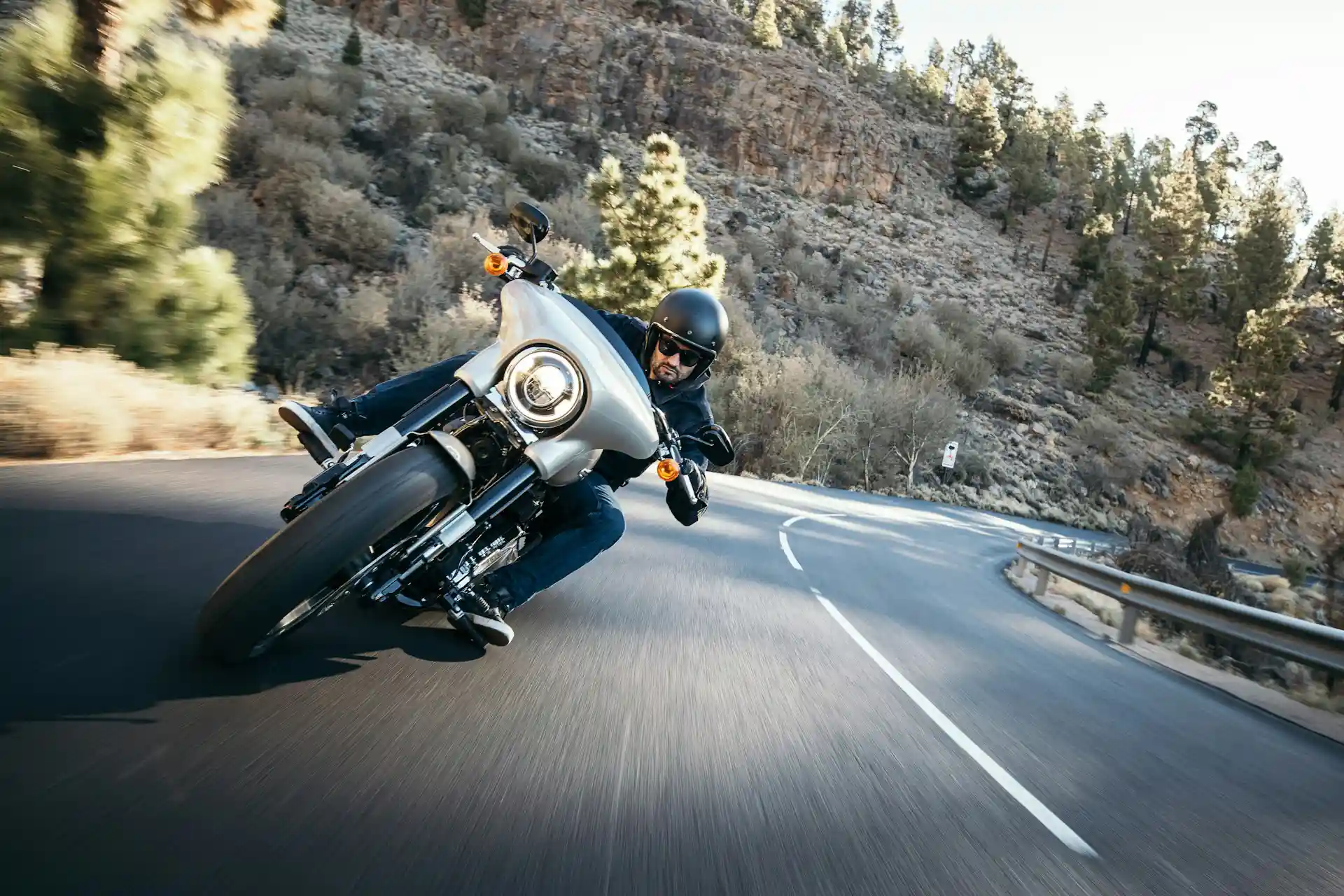 Motorcyclist riding on San Diego road where collisions cause serious injuries