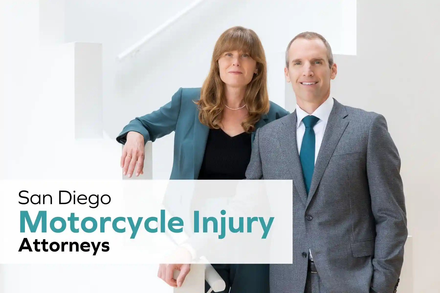 Motorcycle injury attorneys Leslie and Conor Hulburt of Hulburt Law Firm in San Diego