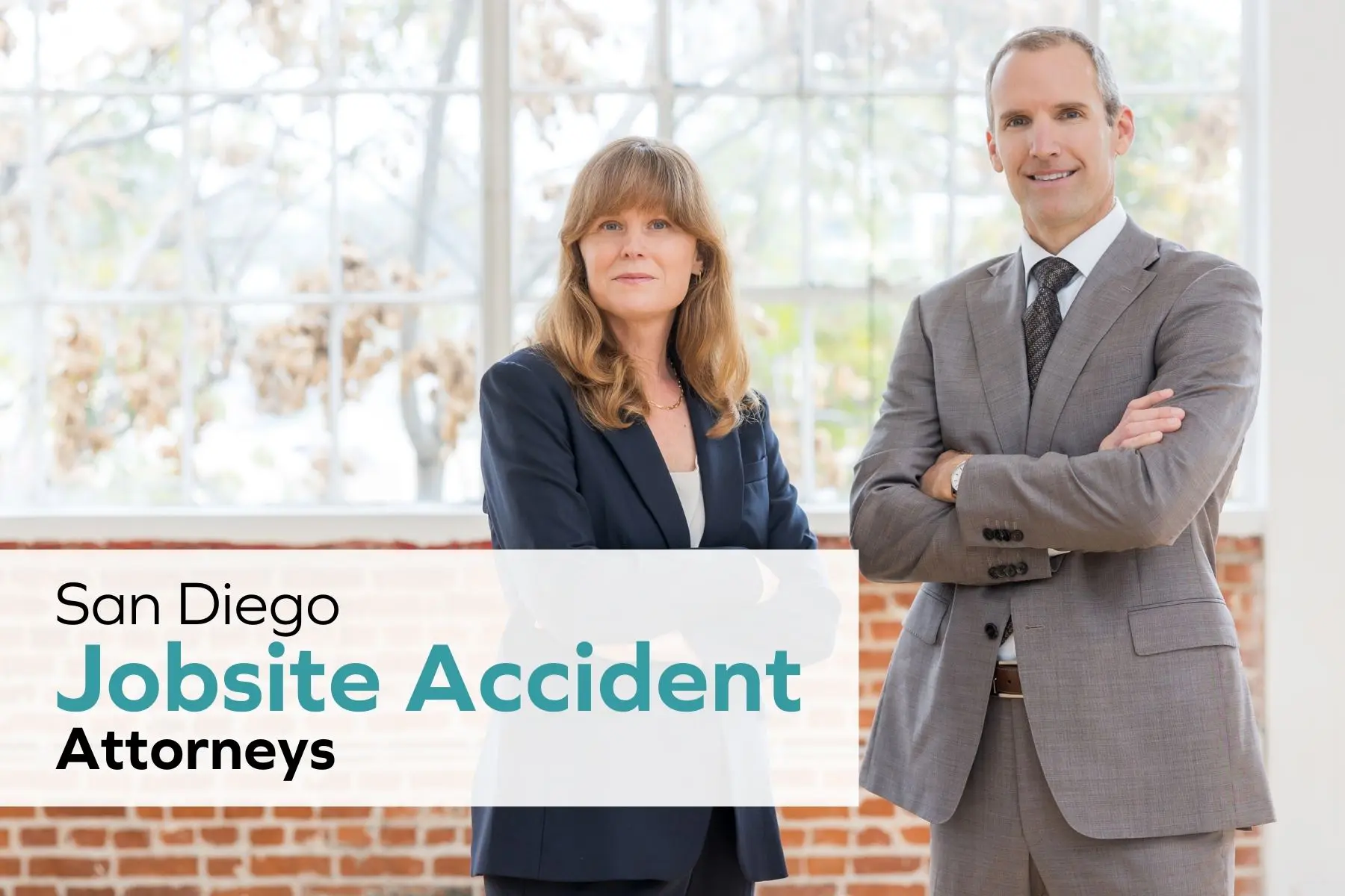 San Diego construction accident attorneys Leslie and Conor Hulburt at Hulburt Law Firm